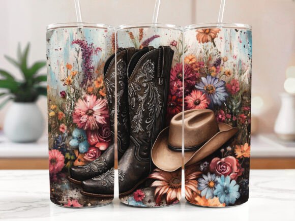 Download Cowgirl Skinny Tumbler Wraps - Premium Resources
